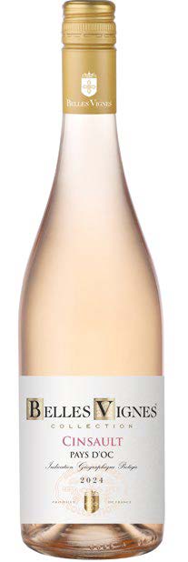Belles Vignes Cinsault Ros&eacute; Vin de Pays D&rsquo;OC